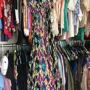 Maxi tube top  dress